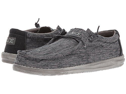 Hey Dude Men's Wally Woven Carbon