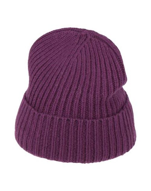 Man Hat Purple Size ONESIZE Merino Wool, Cashmere