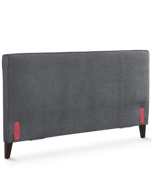 Mariley Upholstered Twin Headboard - Steel