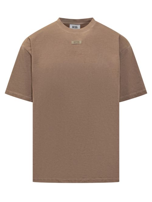 Brown Logo Crew Neck T-Shirt