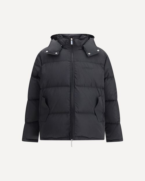 Hooded Diagonal Arrow Down Jacket Male 50