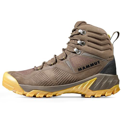Mammut Men's Sapuen High GTX Hiking Shoe Wren-Amber Green US