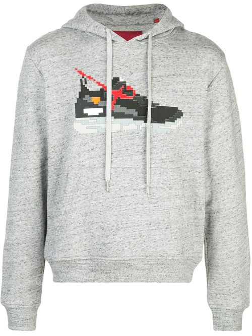 Black Gear hoodie - Grey