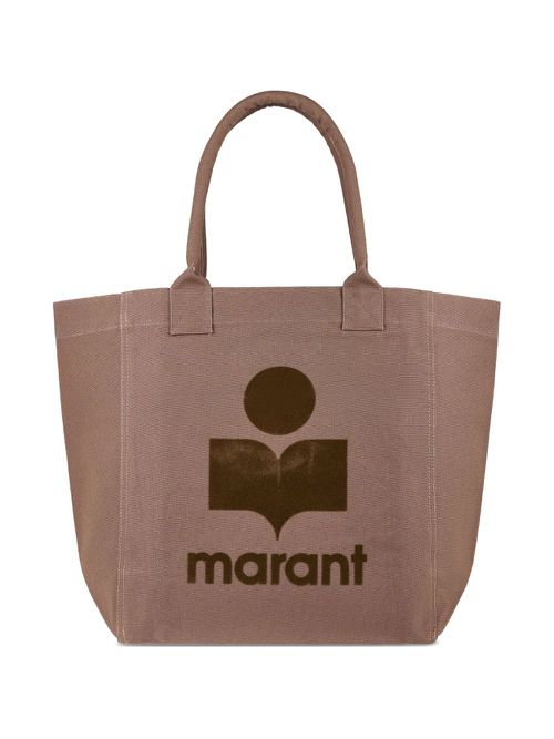 Yenky logo-embroidered tote bag - Brown