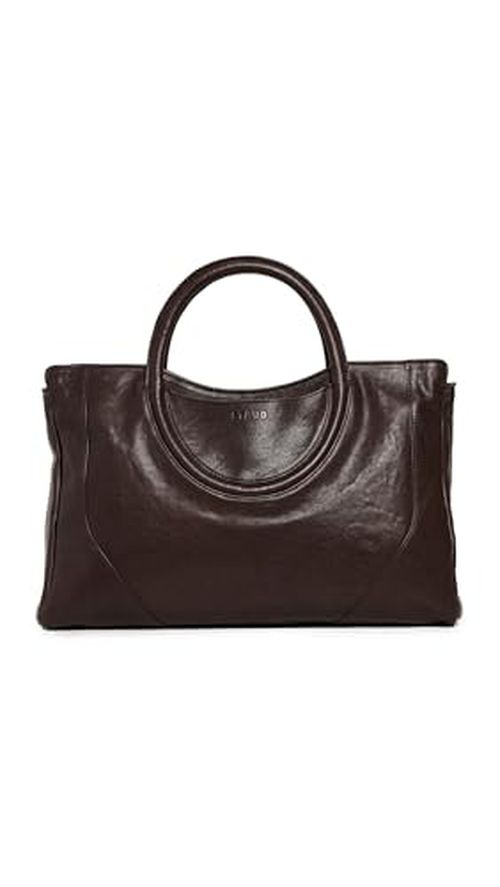 STAUD Women's Maude Satchel, Espresso, Brown, One Size