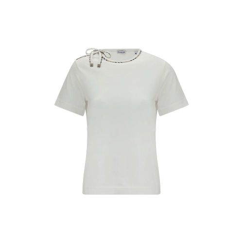 Check T-Shirt — White