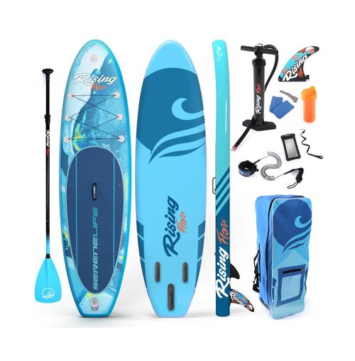 "Rising Flow Stand-Up Paddle-Board (Sup) with Waterproof Mobile Phone Case, 10'6"" - Blue"