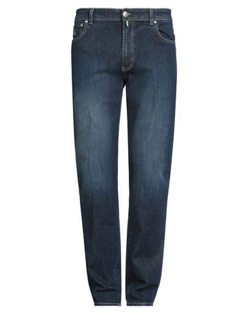Man Jeans Blue Size 32 Cotton, Elastane