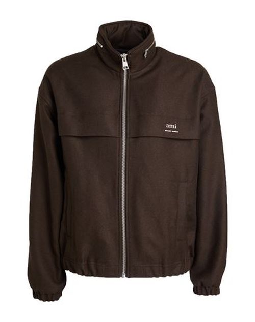 Man Jacket Dark brown Size S Virgin Wool