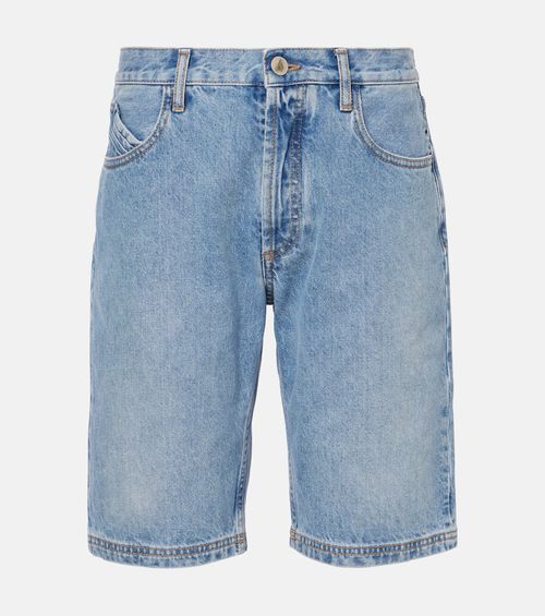 Cotton midi shorts