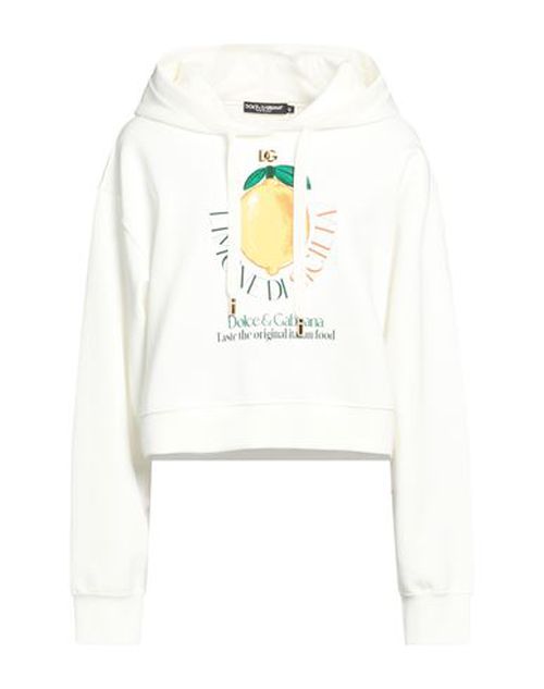 Woman Sweatshirt Off white Size 10 Cotton, Polyester