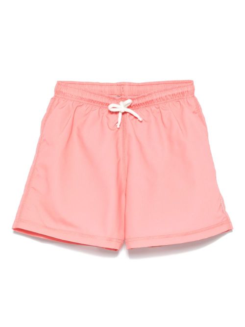 Andorine elasticated-waistband swim shorts - Pink