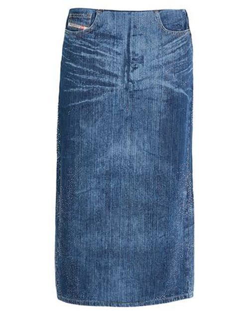 Diesel Woman Denim skirt Blue Size 25 Cotton