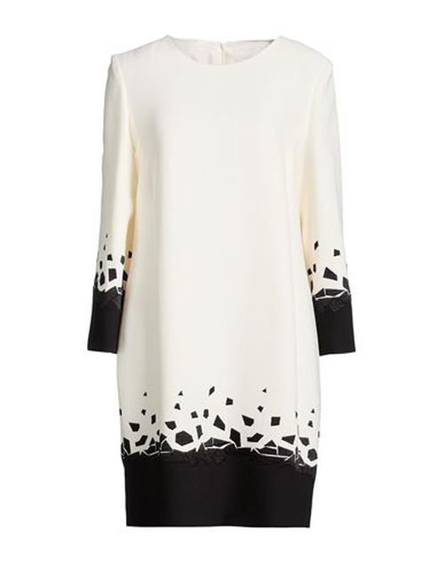 Woman Mini dress White Size 10 Viscose, Wool