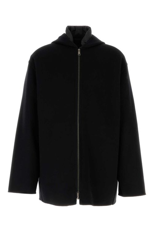 Black Silk Padded Jacket