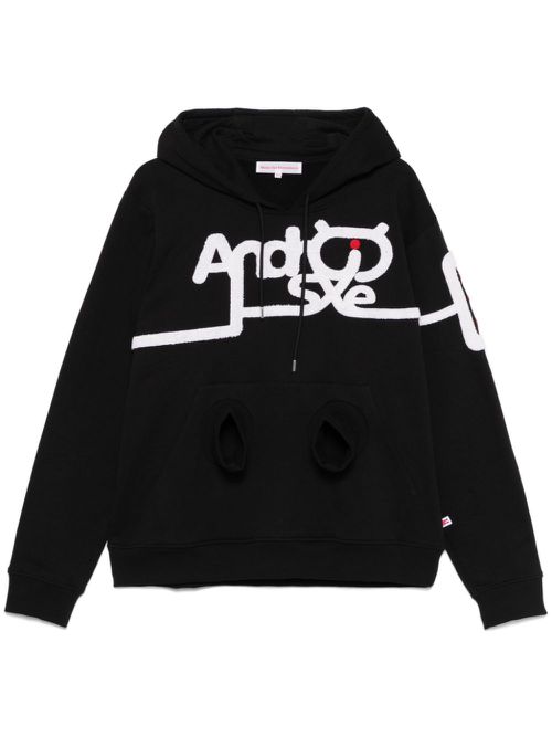 Walter Van Beirendonck Android hoodie - Zwart