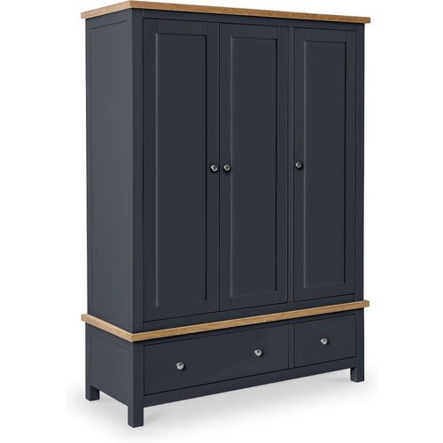 Farrow Triple Wardrobe with Drawers | Grey, White & More | Roseland