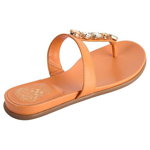 Eryntie Jeweled T-Strap Sandal - Black