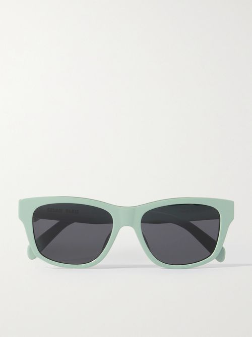 Monochroms Square-frame Acetate Sunglasses - Green