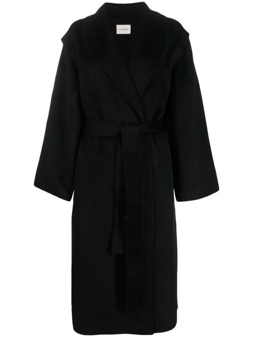 Soura cashmere coat - Black