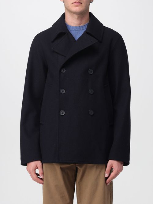 Coat Men color Navy