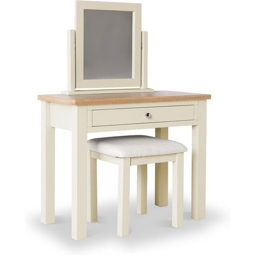 Farrow Dressing Table, Mirror & Stool | Grey White or Cream | Roseland