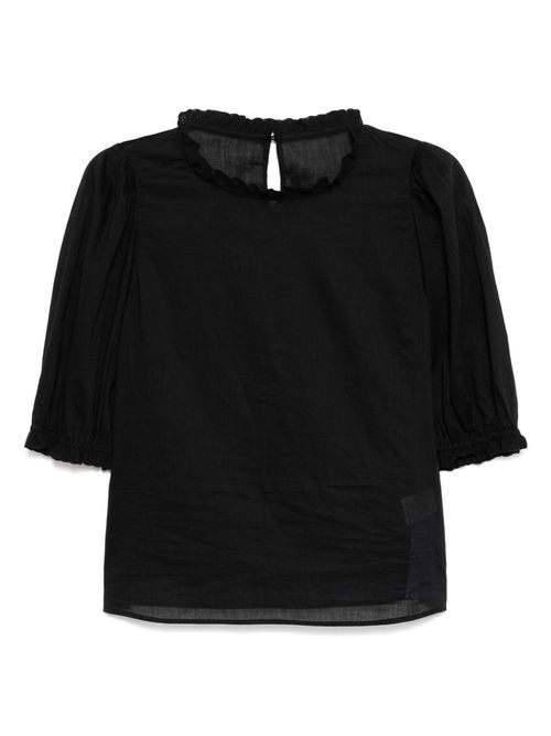 Scalloped Lace blouse - Black