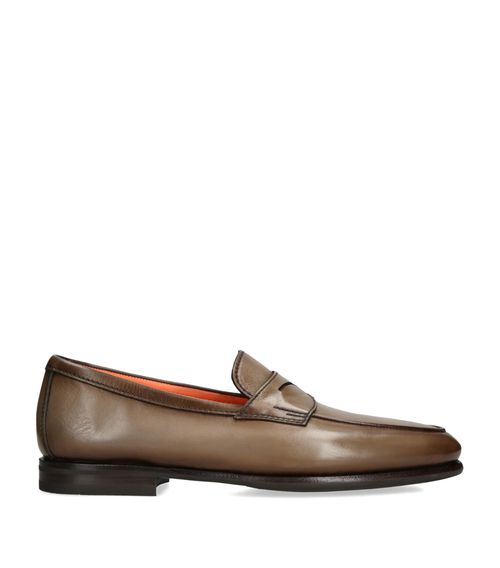 Leather Carlos Penny Loafers