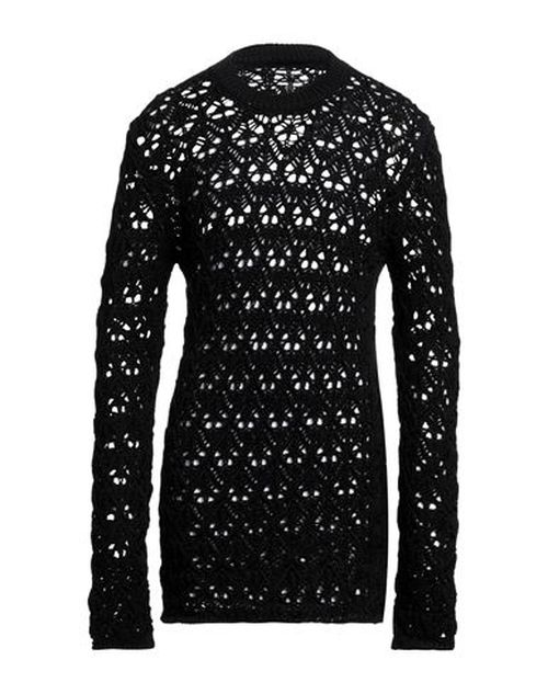 Man Sweater Black Size 44 Virgin Wool
