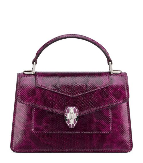 Mini Serpenti Forever Top-Handle Bag