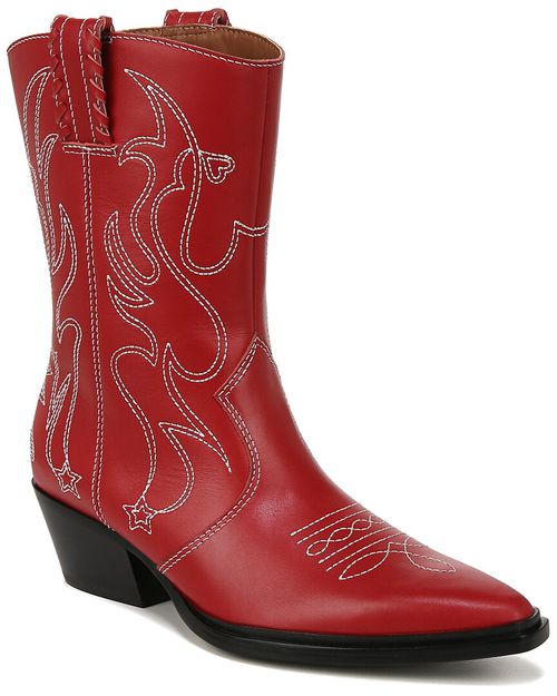 L-Bianca Leather Western Boot