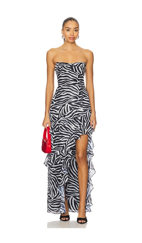 Amanda Uprichard x REVOLVE Magnolia Dress in Black,White. M. Also in