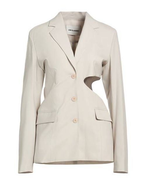 Woman Blazer Light grey Size L Wool