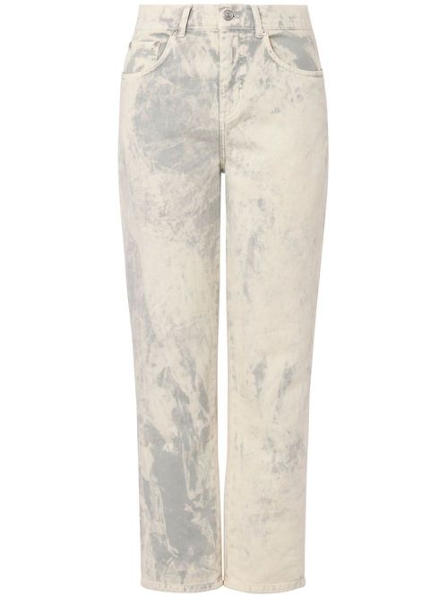Mid-rise cropped jeans - White