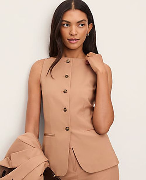 Ann Taylor Boatneck Vest