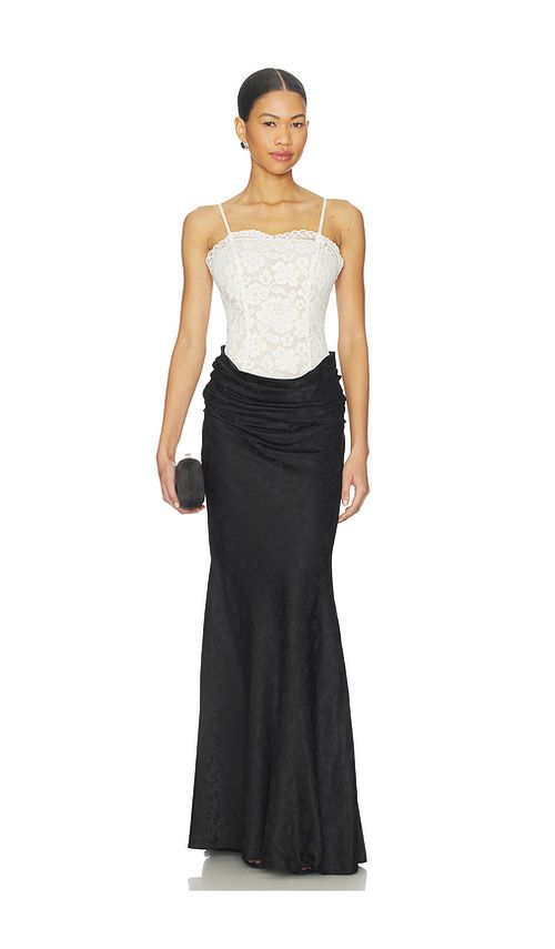 For Love & Lemons Karissa Maxi Gown in Black. 8 also , 2, 4, 6