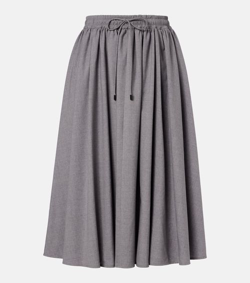 Livrea virgin wool midi skirt