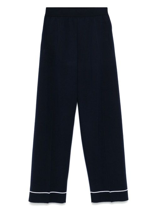 Wool trousers - Blue