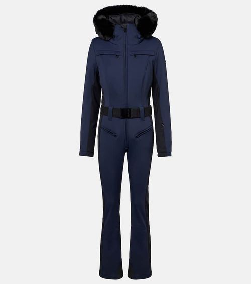 Parry faux fur-trimmed ski suit