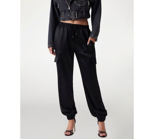 Women's Marzia Gathered Jogger Pants - Jet Black A996