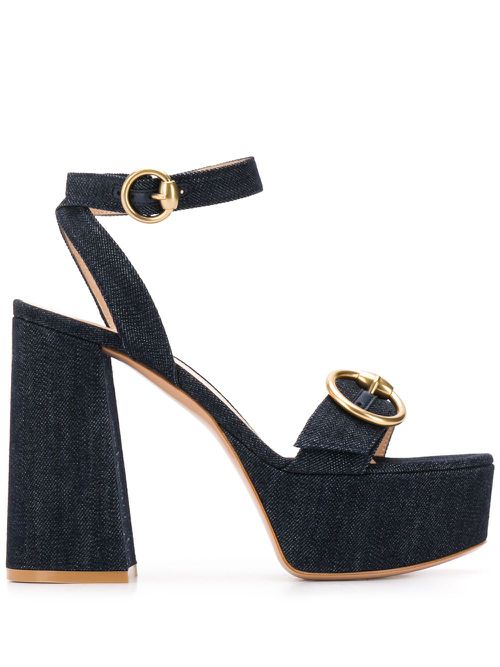 Zandra denim sandals - Blue