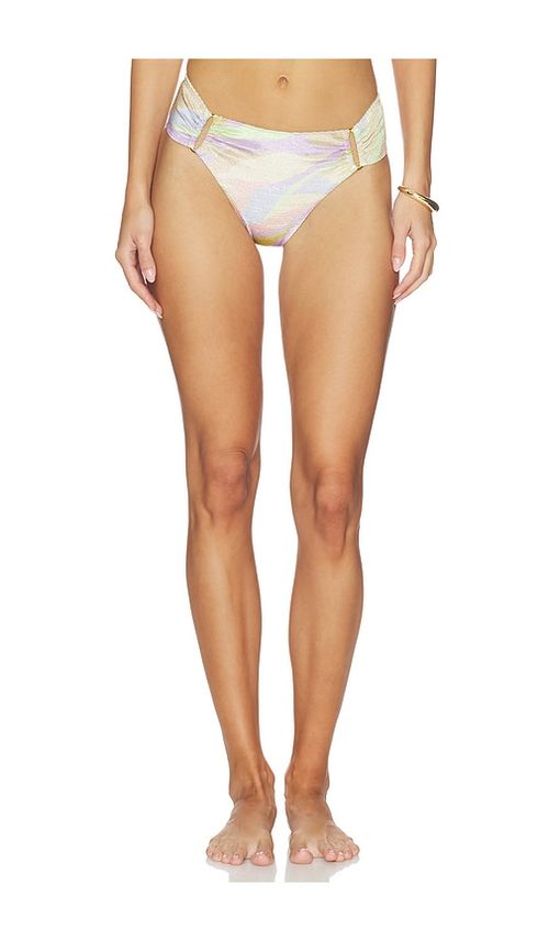 PQ Detail Fanned Bikini Bottom in Lemon,Lavender. - M also in