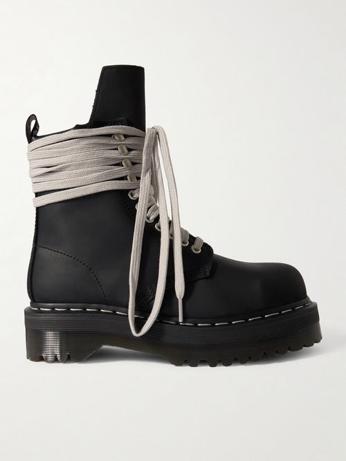 + Dr. Martens 1460 Quad Sole Leather Ankle Boots - Black