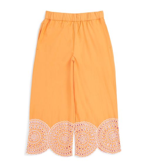 Organic Cotton Embroidered Trousers