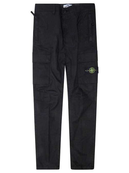 Regular-tapered-fit Cargo Trousers with Zip Pockets