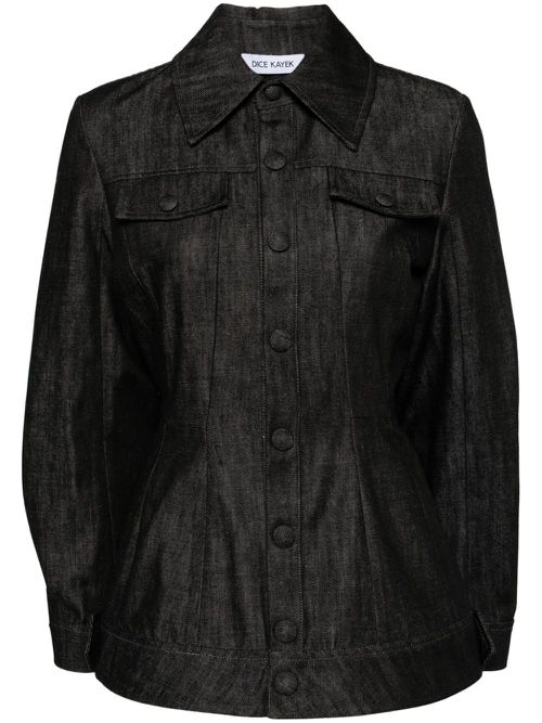 Tailored denim jacket - Blue