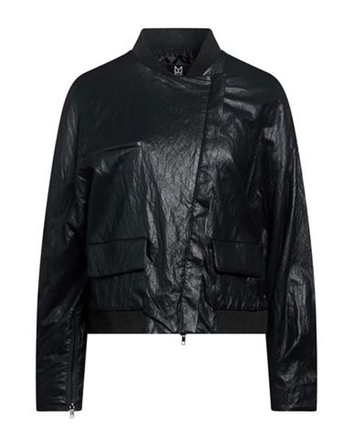 Woman Jacket Black Size 6 Viscose, Polyester, Cotton, Metal fiber