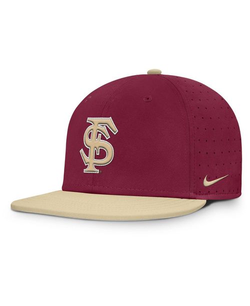 Men's Garnet Florida State Seminoles On-Field Dugout True Performance Fitted Hat - Garnet