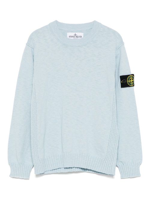 Stone Island Junior Compass-badge sweater - Blue