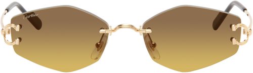 Gold Classic C Motif Sunglasses